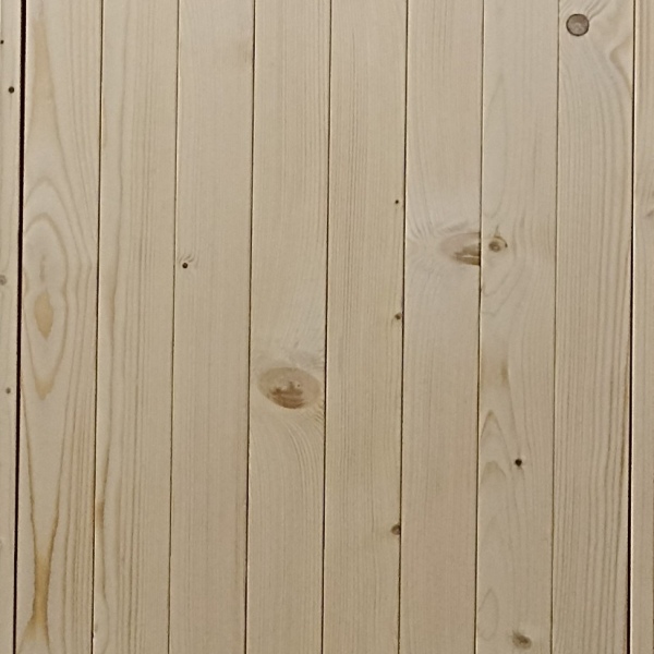 Дверь из массива хвойных пород с заглушками 190*80