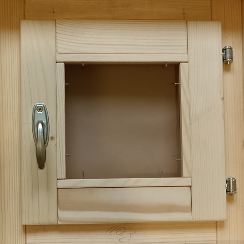 Окно деревянное с двойным остеклением Бронза 40*40 